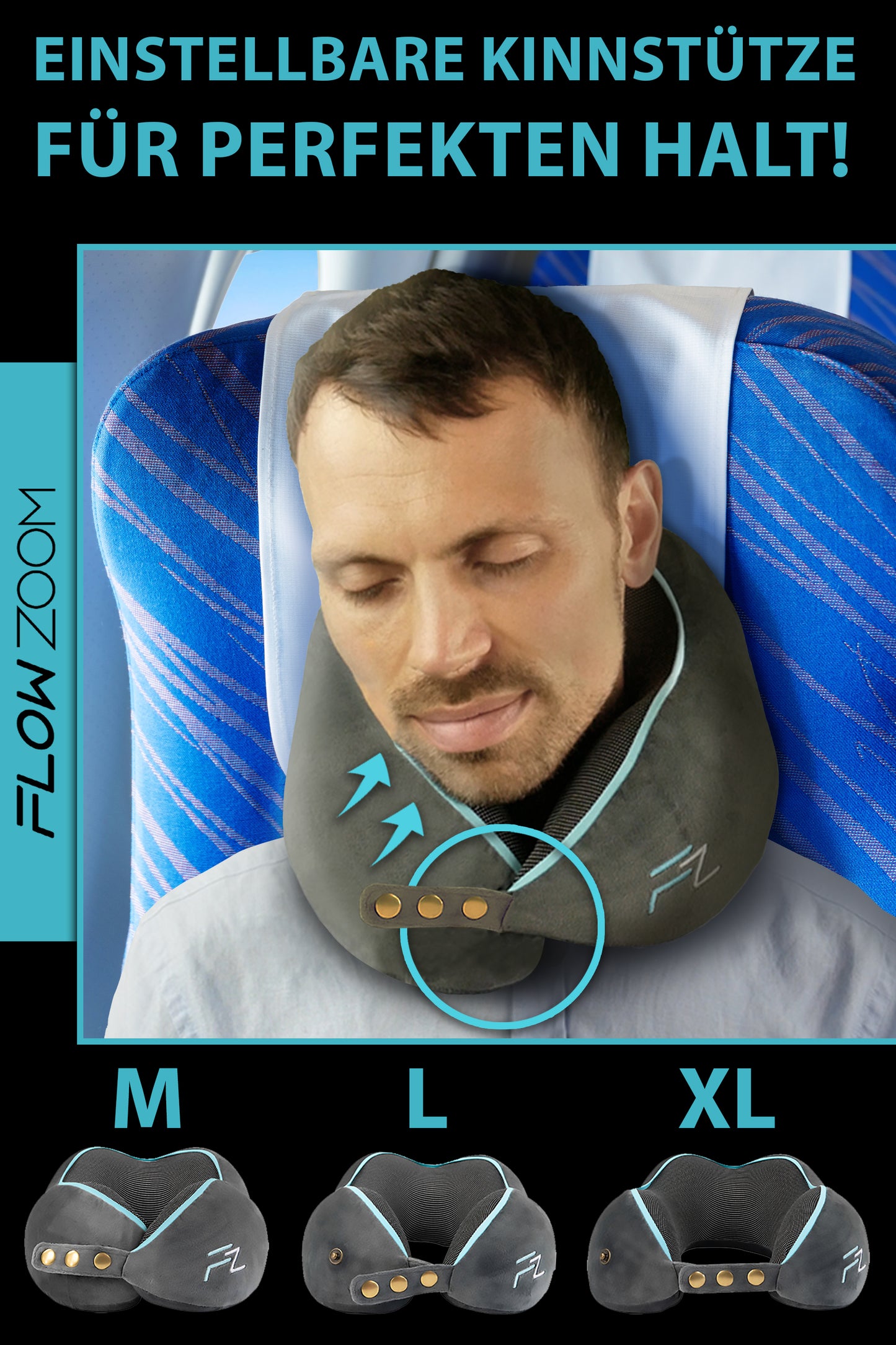 COMFY Reisekissen FLOWZOOM
