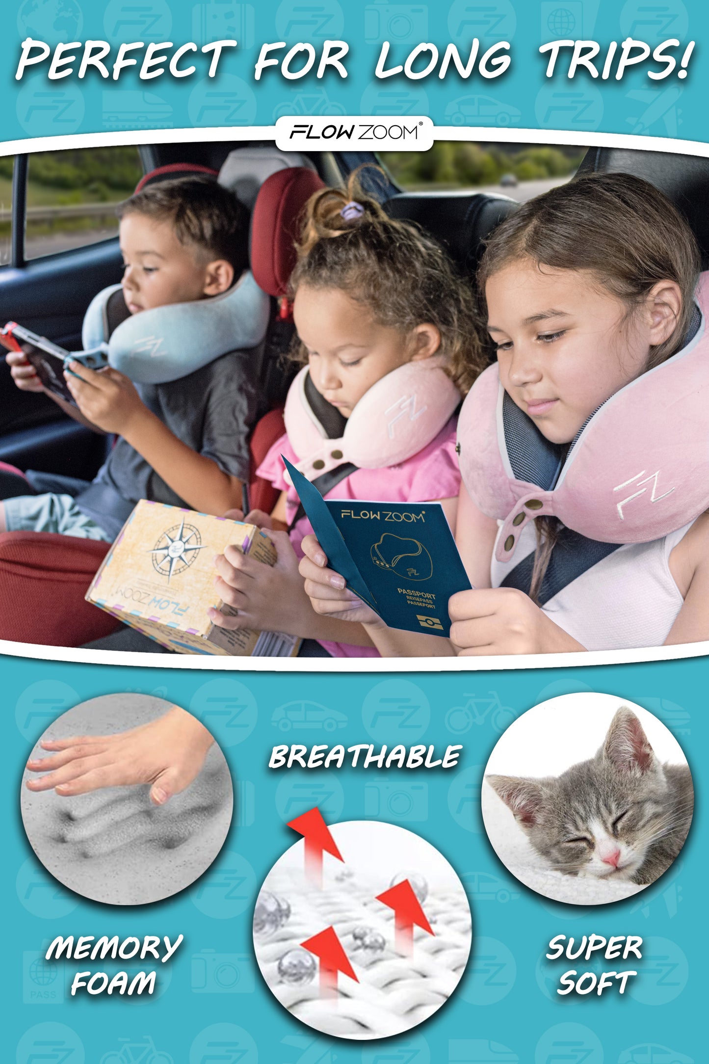 COMFY Kinder Reisekissen