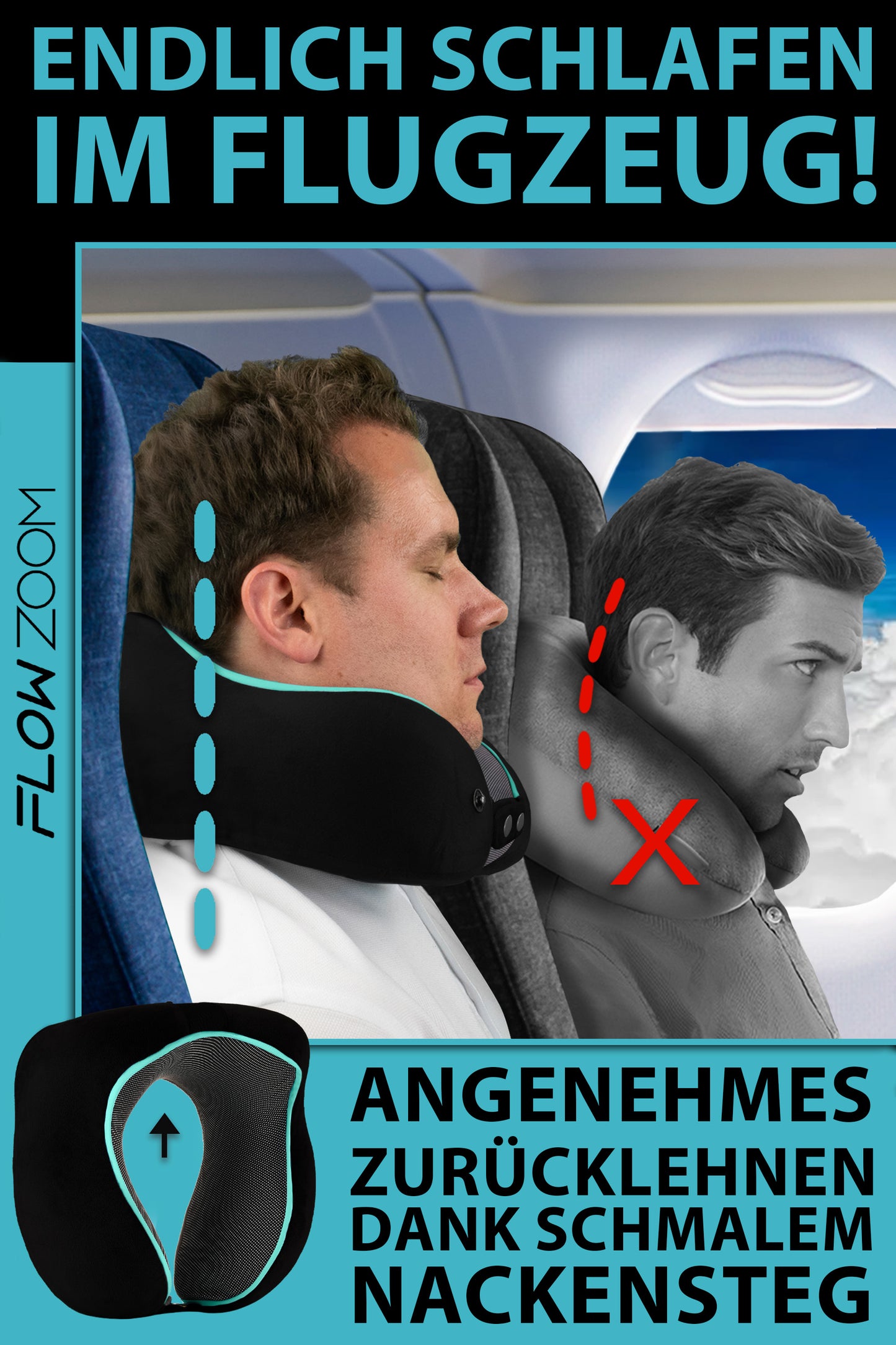 COMFY Reisekissen FLOWZOOM