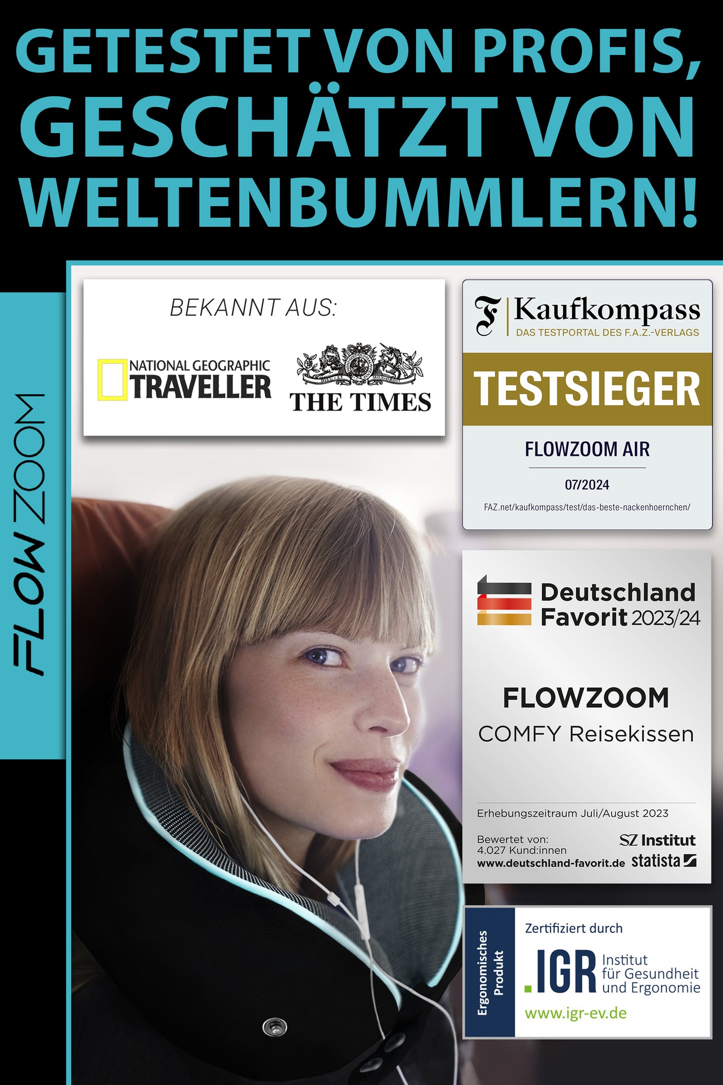 COMFY Reisekissen FLOWZOOM