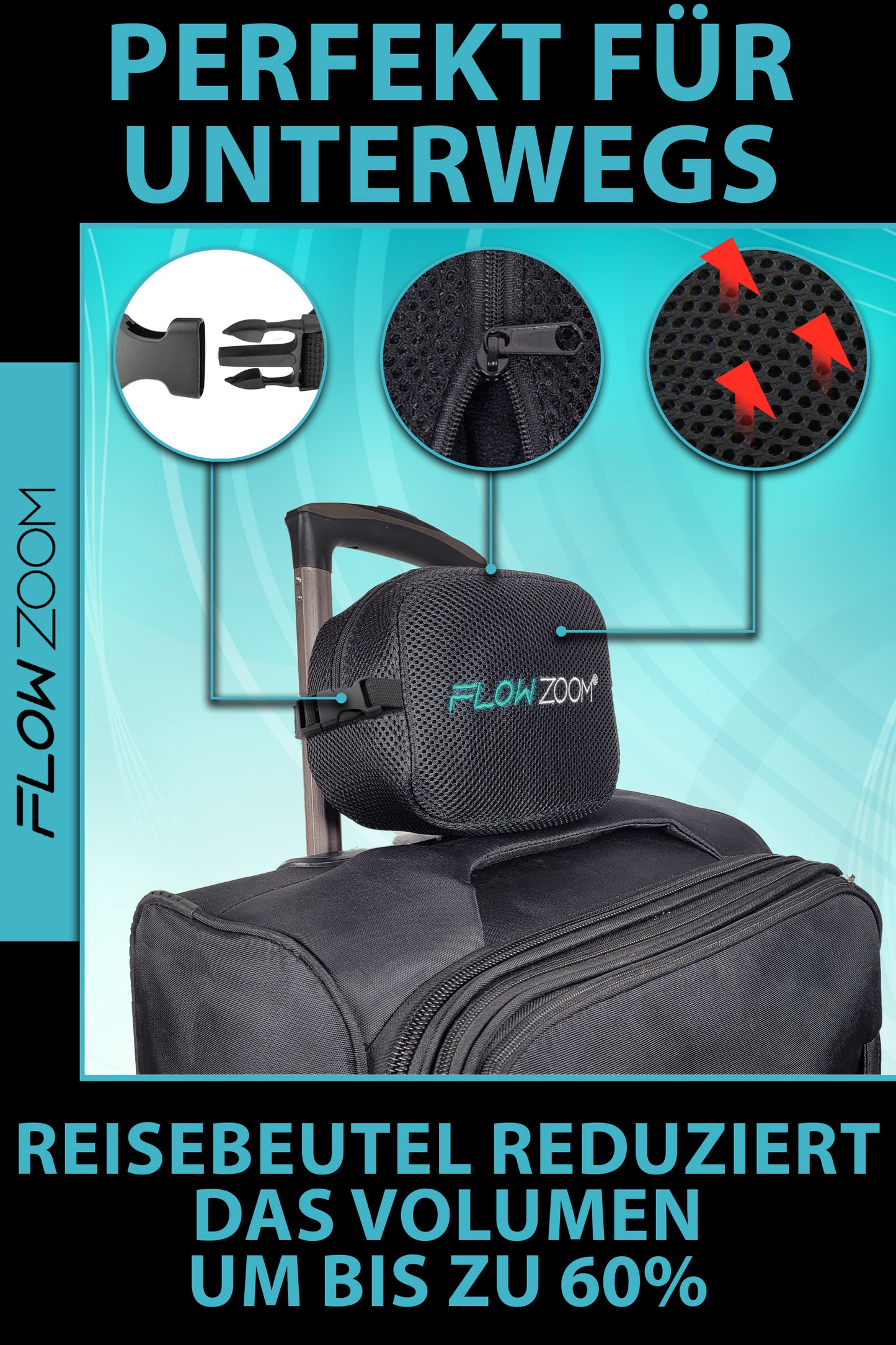 COMFY Reisekissen FLOWZOOM