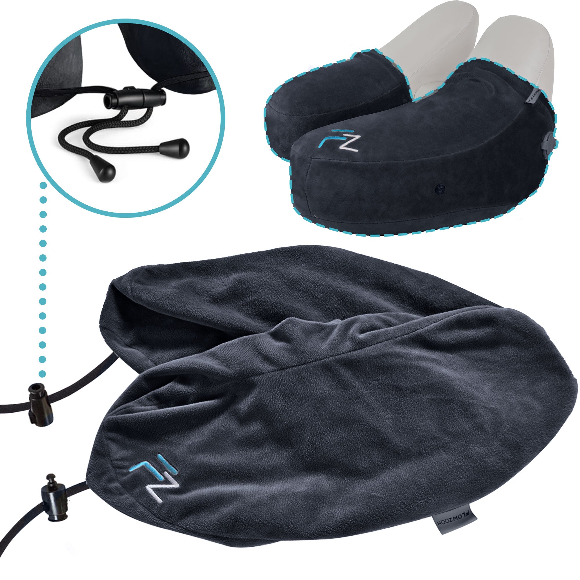 AIR Pillowcase Black L Black M