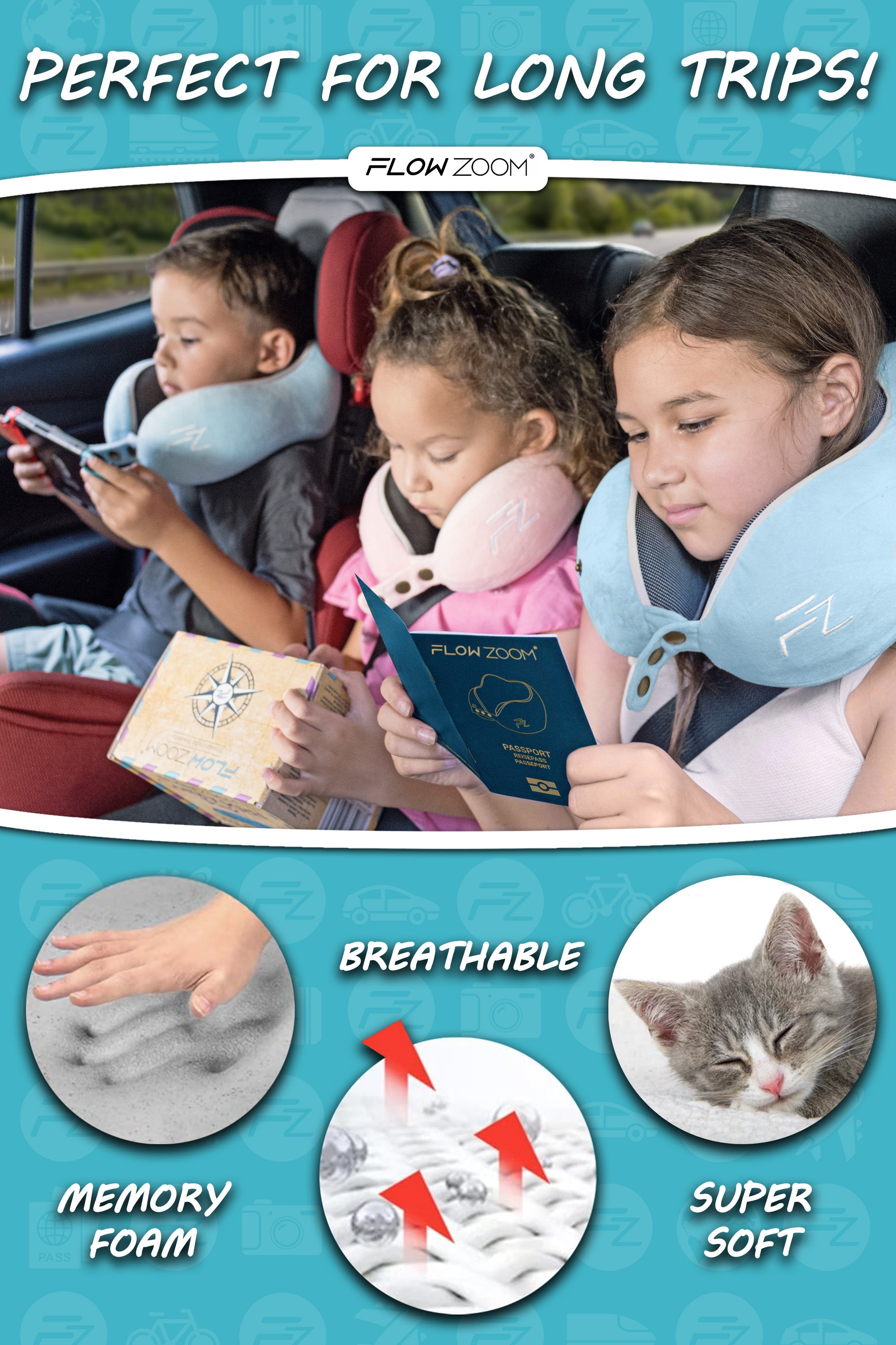 COMFY Kinder Reisekissen