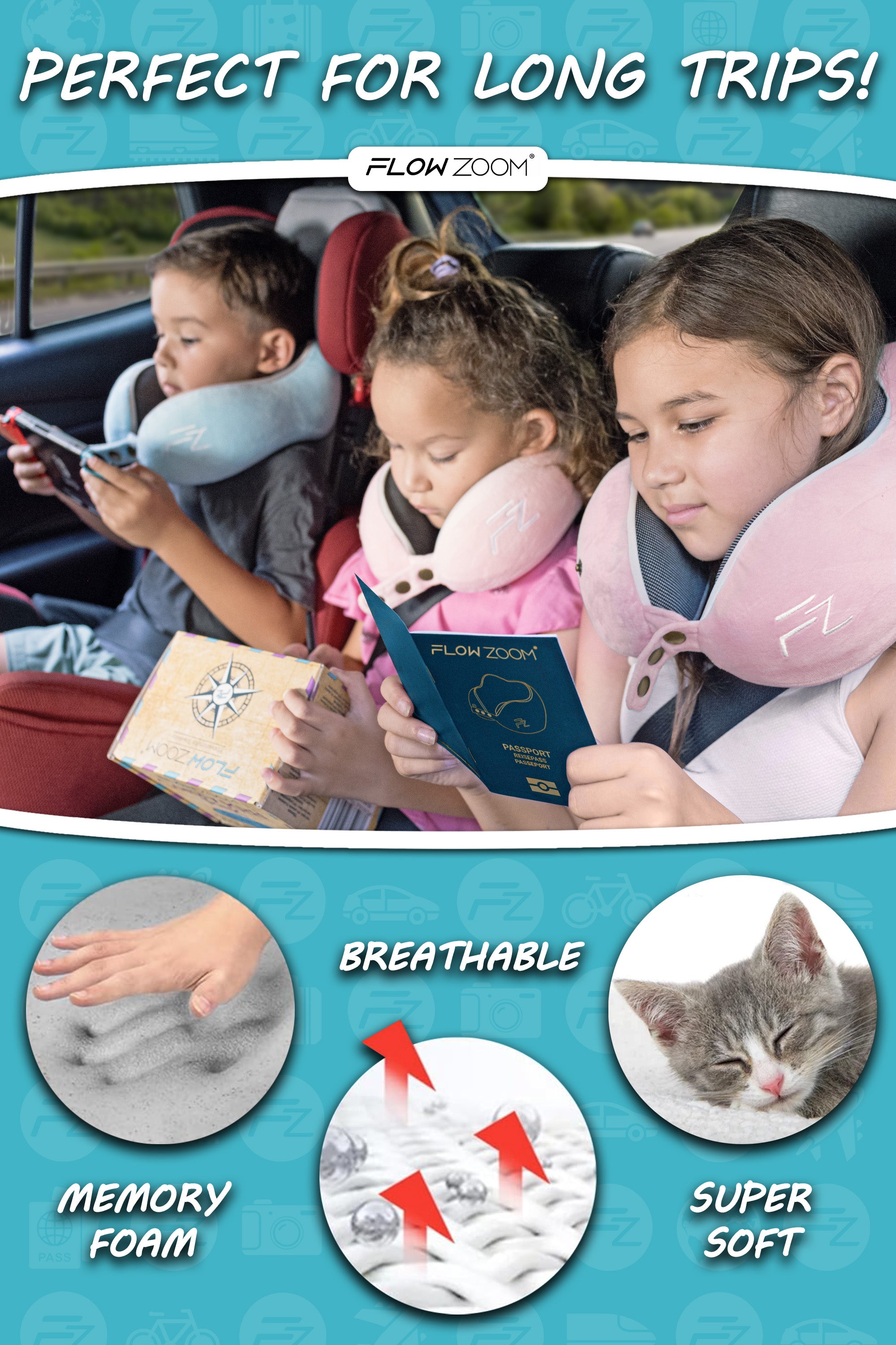 COMFY Kinder Reisekissen