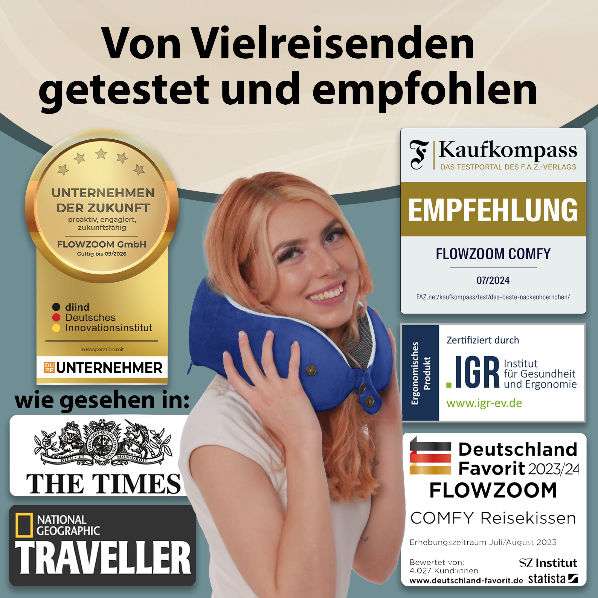 COMFY Reisekissen
