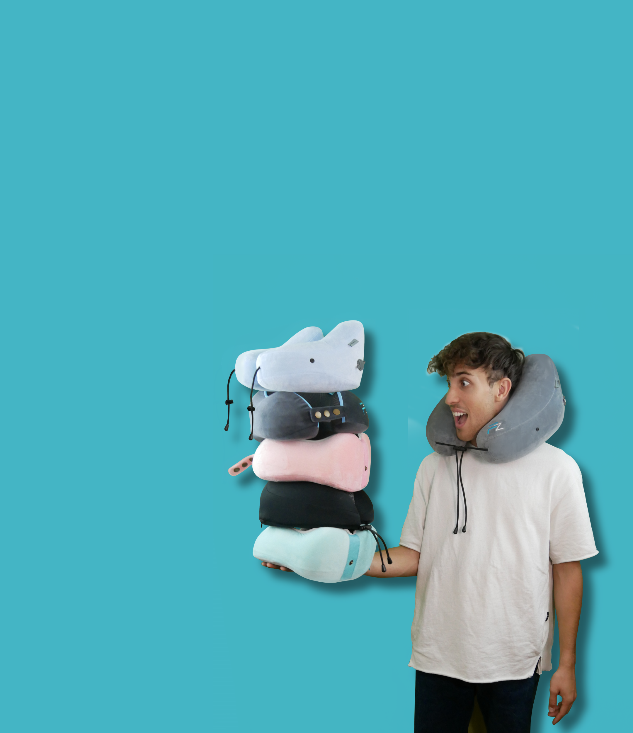 FLOWZOOM travel pillow discount banner mobile