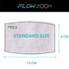 FLOWZOOM Filter for Face Mask - Standard Size (8/12cm)